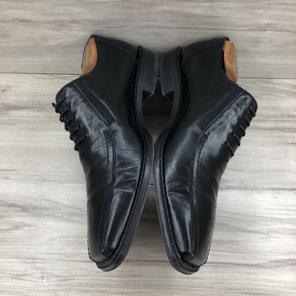 Mezlan Oxford Dress Shoes Men\'s 10.5 Escalade Black Leather Side Zip Lace Up main image 6